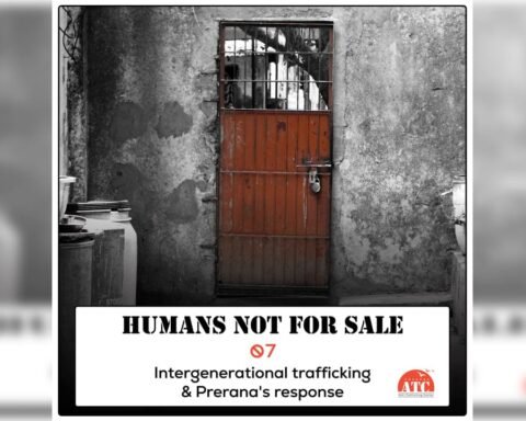 How did Prerana intervene to prevent intergenerational trafficking into the sex trade